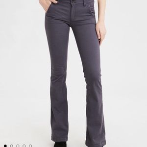 American Eagle artist flare low rise pants